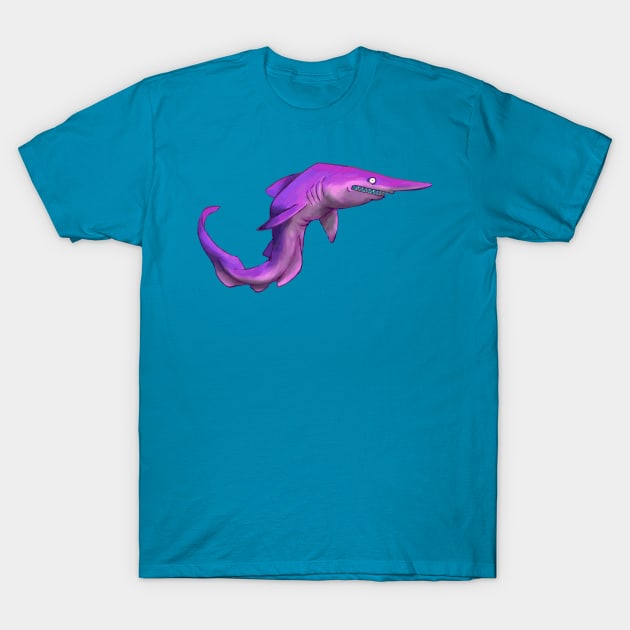 Goblin Shark T-Shirt by CliffeArts